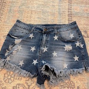 Star Jean shorts